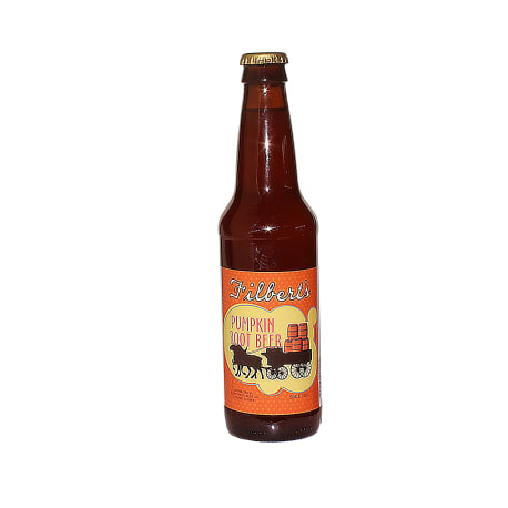 Filbert's Pumpkin Root Beer - 12 oz Glass Bottles