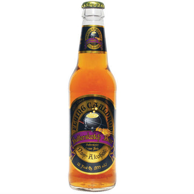 Flying Cauldron Butterscotch (non alcoholic) Beer - 12 oz Glass Bottles