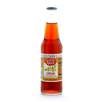 Foxon Park Cream Soda - 12 oz Glass Bottles