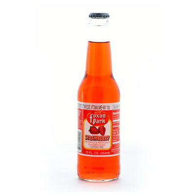 Foxon Park Strawberry - 12 oz Glass Bottles