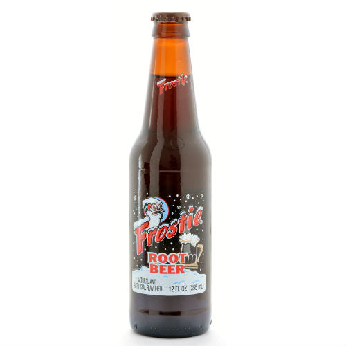 Frostie Root Beer with Cane Sugar - 12 oz Glass Bottles