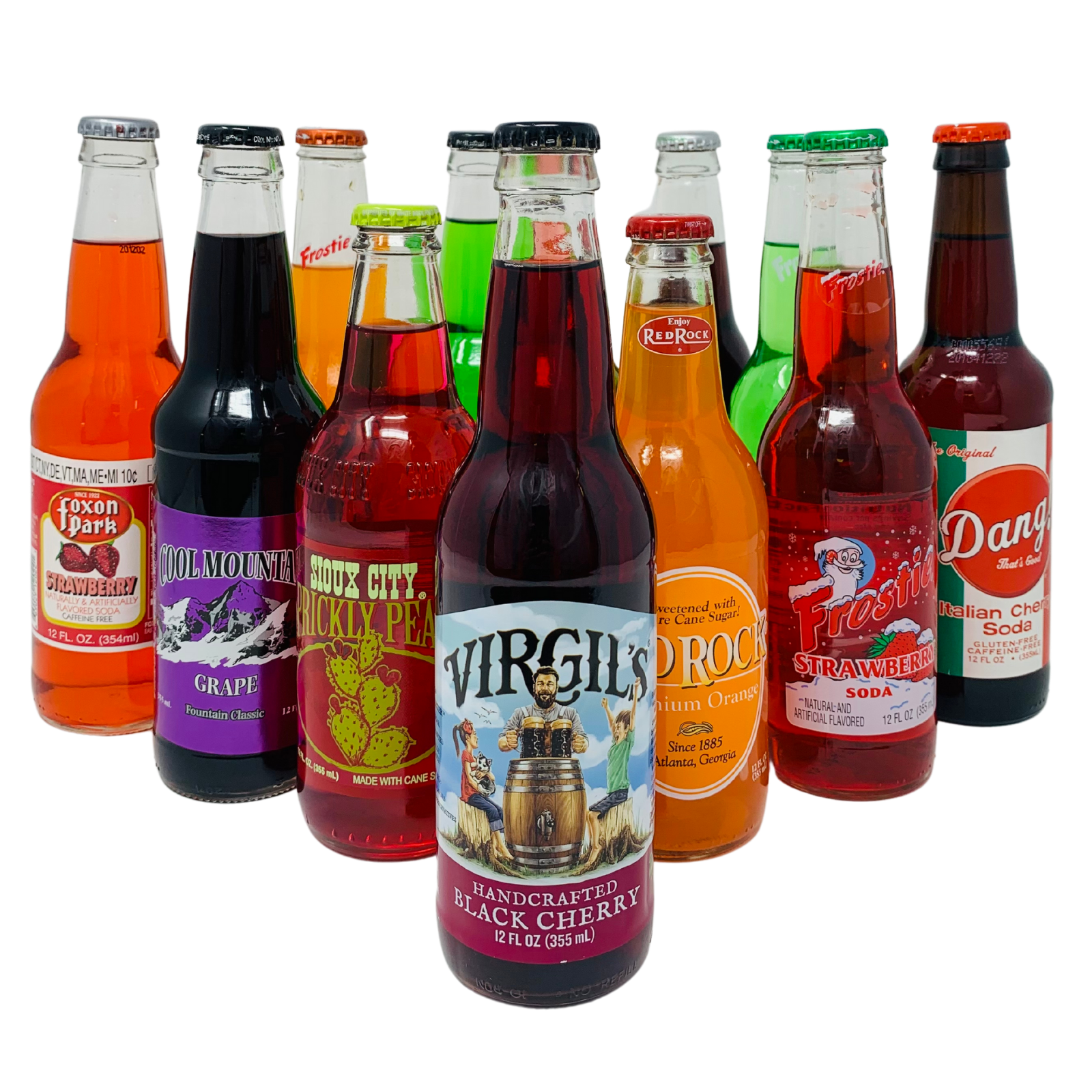 Spring Soda Sampler - 12 oz (12 Glass Bottles)