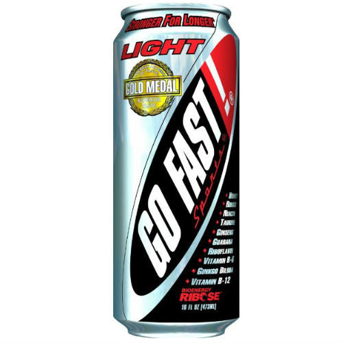 Go Fast Light Energy Drink - 16 oz (24 Pack)