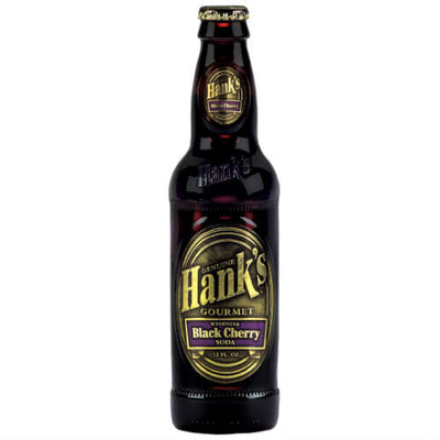 Hanks Wishniak Black Cherry Soda - 12 oz (12 Glass Bottles)