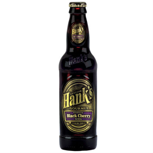 Hanks Wishniak Black Cherry Soda - 12 oz (12 Glass Bottles)