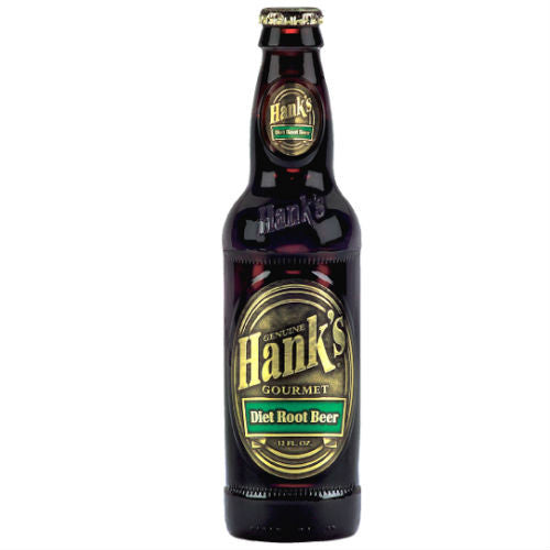 Hank's Diet Root Beer  - 12 oz (12 Glass Bottles)