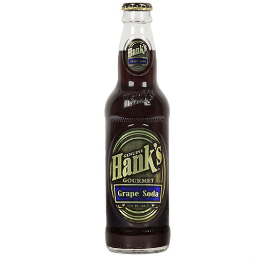 Hank's Grape Soda  - 12 oz (12 Glass Bottles)