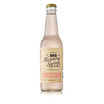 Harmony Springs Peach - 12 oz Glass Bottles