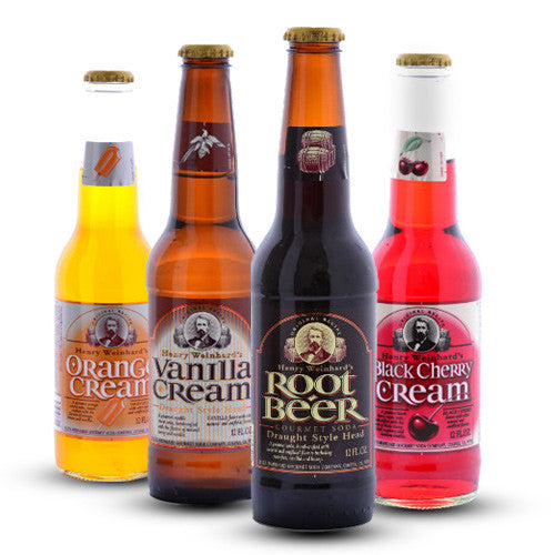 Henry Weinhard's Assorted Sodas - 12 oz (12 Glass Bottles)