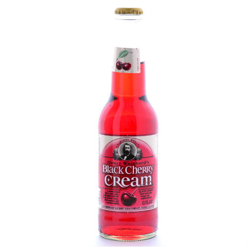 Henry Weinhard's Black Cherry Cream - 12 oz Glass Bottles