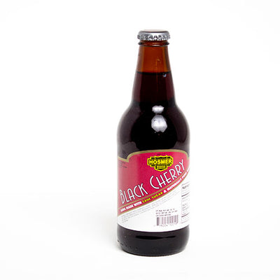 Hosmer Mountain Black Cherry Soda - 12 oz Glass Bottles