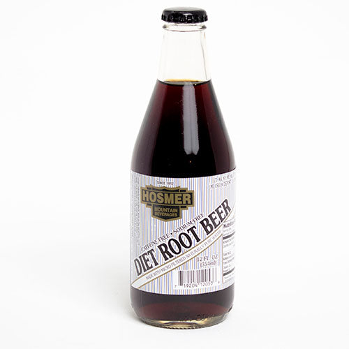 Hosmer Mountain DIET Root Beer- 12 oz Glass Bottles
