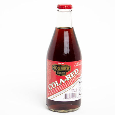Hosmer Mountain Cola Red Soda - 12 oz Glass Bottles