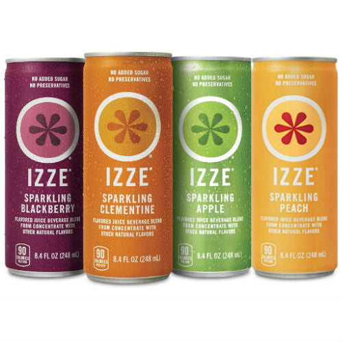 IZZE Fortified Sparkling Assorted - 8.4 oz (12 Cans)