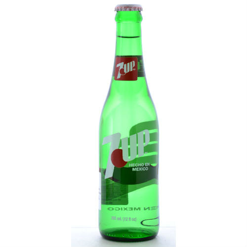 7UP Made with Sugar, 12 Fl Oz Glass Bottles, 6 Pack, Soft Drinks