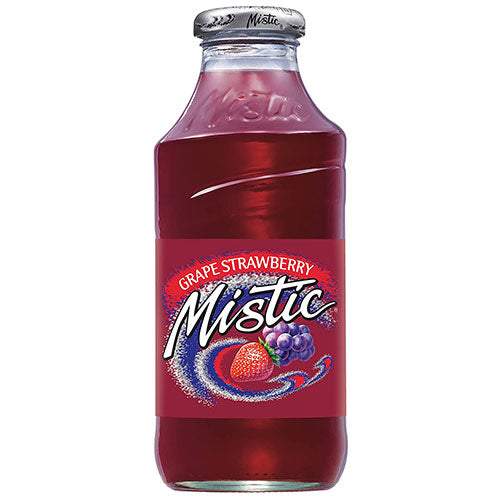 Mistic Grape Strawberry Drink - 16 oz Plastic Bottles