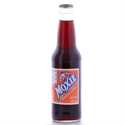 Moxie Original Elixir Soda with Sugar - 12 oz Glass Bottles