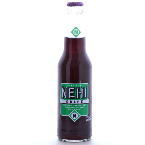 NEHI Grape Soda - 12 oz. (12 Glass Bottles)