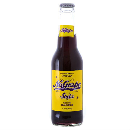 NuGrape Soda - 12 oz (12 Glass Bottles)