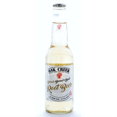 Oak Creek BLONDE Barrel Aged Root Beer - 12 oz Glass Bottles