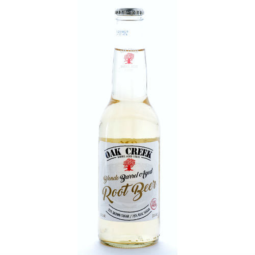 Oak Creek BLONDE Barrel Aged Root Beer - 12 oz Glass Bottles
