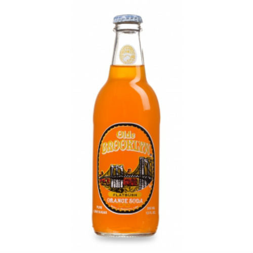 Olde Brooklyn Flatbush Orange Soda - 12 oz (12 Glass Bottles)