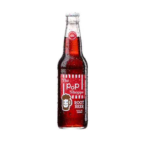 Pop Shoppe Root Beer - 12 oz (12 Glass Bottles)