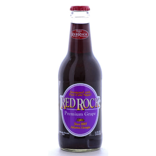 Red Rock Premium Grape - 12 OZ (12 Glass Bottles)