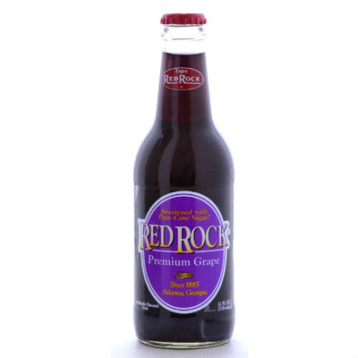 Red Rock Premium Grape - 12 oz Glass Bottles