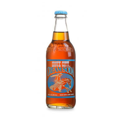 Sioux City Cream Soda - 12 oz Glass Bottles