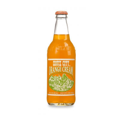 Sioux City Orange Cream Soda - 12 oz Glass Bottles