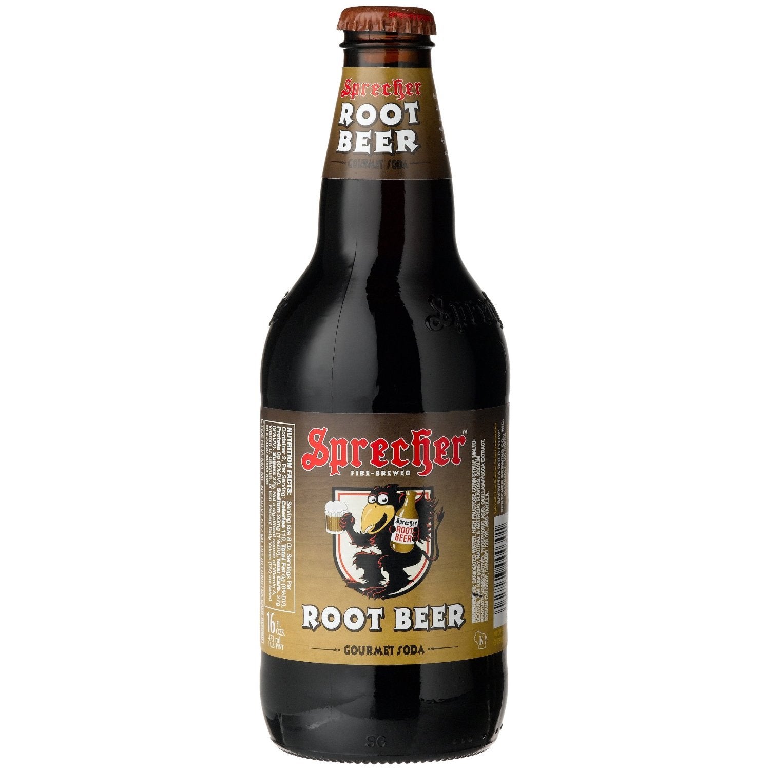 Sprecher Root Beer - 16 oz (12 Glass Bottles)