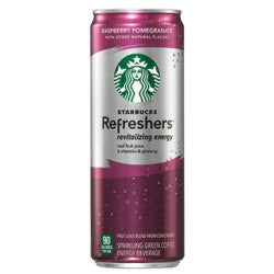 Starbucks Refreshers Raspberry Pomegranate - 12oz (12 Pack) - Beverages Direct
