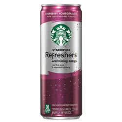 Starbucks Refreshers Raspberry Pomegranate - 12 oz (12 Pack)