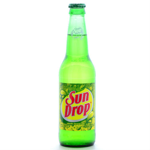 Sun Drop Citrus Soda - 12 oz (12 Glass Bottles)