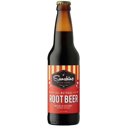 Sunshine All Natural Root Beer  - 12 OZ (12 Glass Bottles)