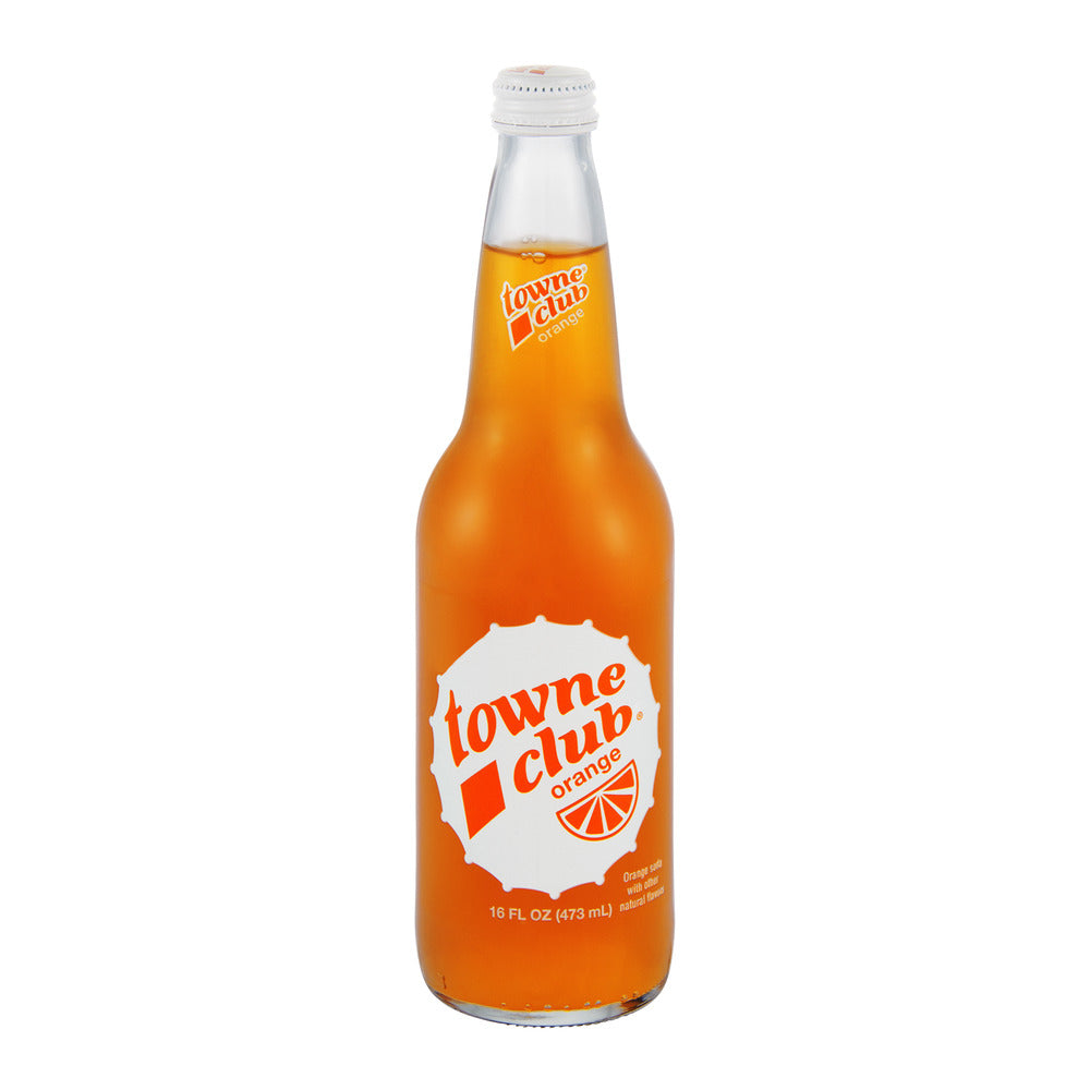 Towne Club Orange 16 oz (12 Glass Bottles)