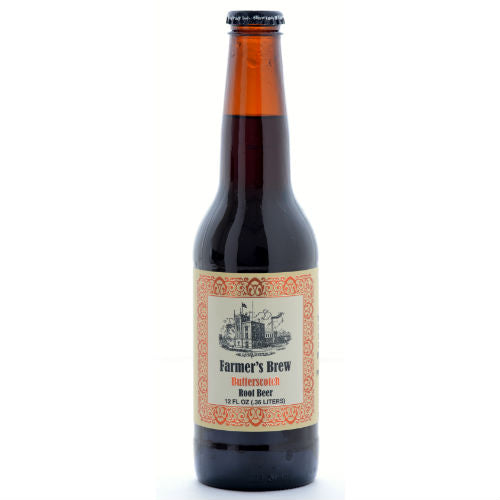 Twigs Farmers Brew Butterscotch Root Beer - 12 oz (12 Glass Bottles)