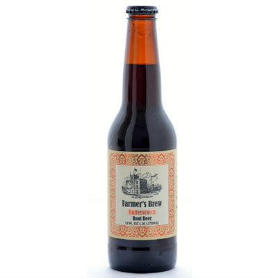 Twigs Farmers Brew Butterscotch Root Beer - 12 oz (12 Glass Bottles)