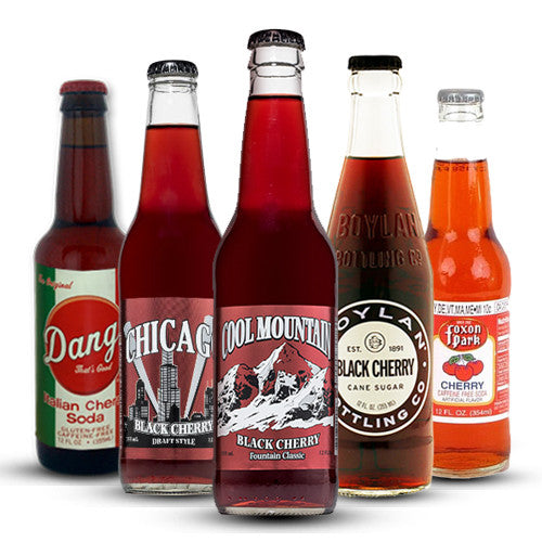 Ultimate CHERRY Soda Sampler - 12 oz Bottles
