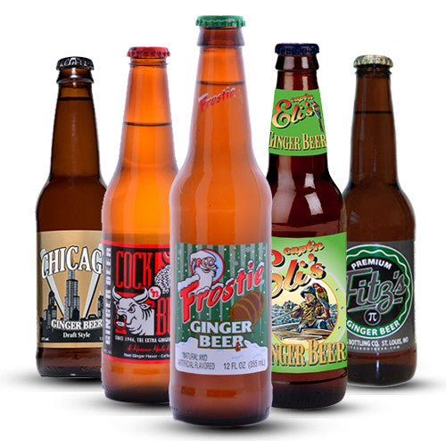 Ultimate GINGER BEER Soda Sampler - 12 oz Bottles