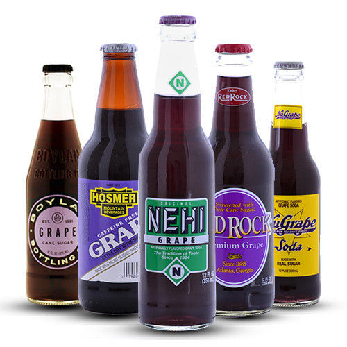 Ultimate GRAPE Soda Sampler - 12 oz Bottles