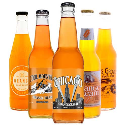 Ultimate ORANGE Soda Sampler - 12 oz Bottles