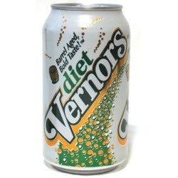 Vernor's DIET Ginger Ale Soda - 12 oz. (12 Pack) - Beverages Direct
