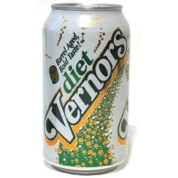 Vernors DIET Ginger Ale Soda - 12 oz. Cans