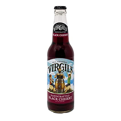Virgil's Handcrafted Black Cherry - 12 oz Glass Bottles