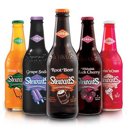 Stewart's Soda Sampler - 12oz (12 Glass Bottles)