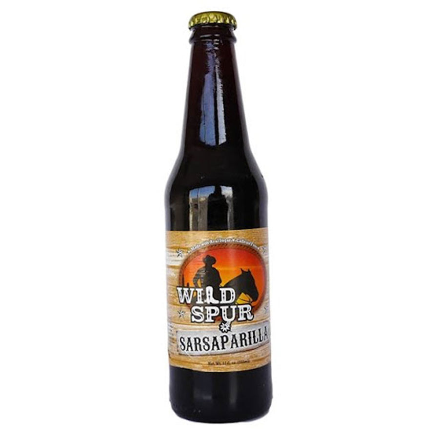 Wild Spur Sarsaparilla - 12 oz Glass Bottles
