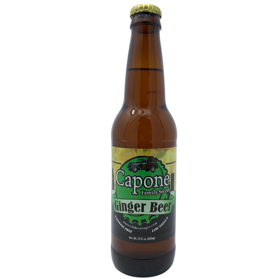 Capone Ginger Beer - 12 oz Glass Bottles