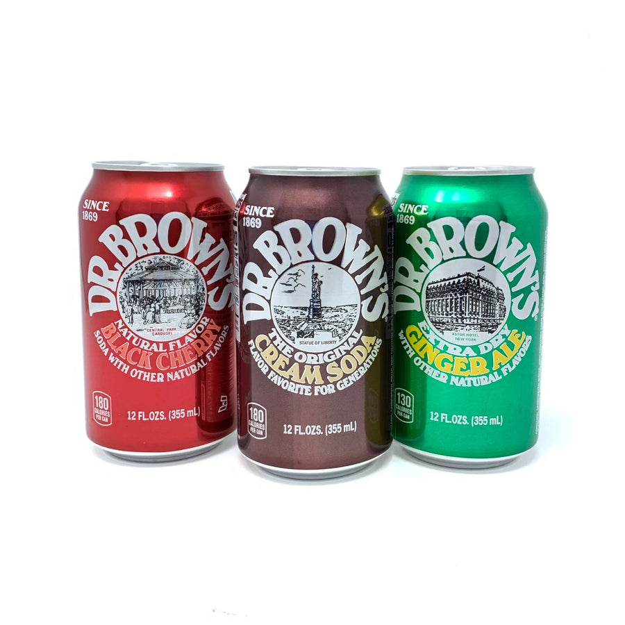 Dr. Brown's Assorted Sampler - 12 oz Cans
